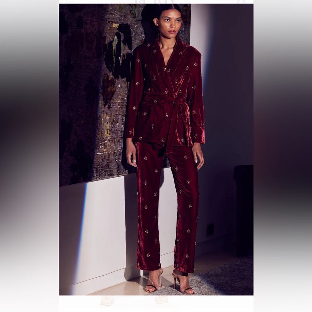 Velvet MISA Embellished Pants NWT - Picture 3 of 5